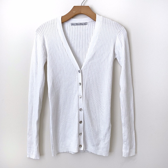 Zara Sweaters - Zara | NWOT Basic Ribbed Button Down Cardigan